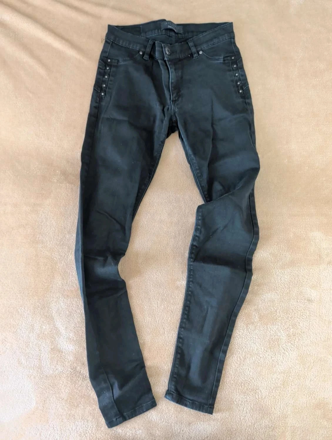 C106 IKKS Black Jegging Size 34 – photo 4